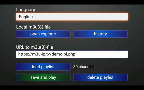 M3U IPTV 2.2.3. Скриншот 3