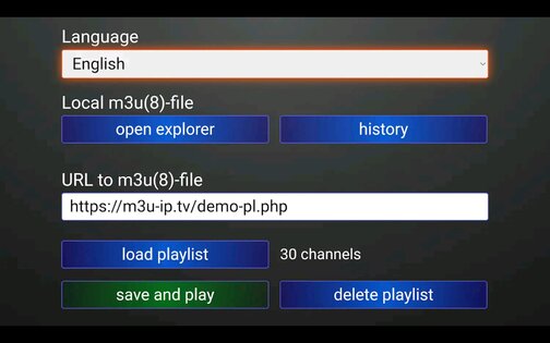 M3U IPTV 2.3.1. Скриншот 3