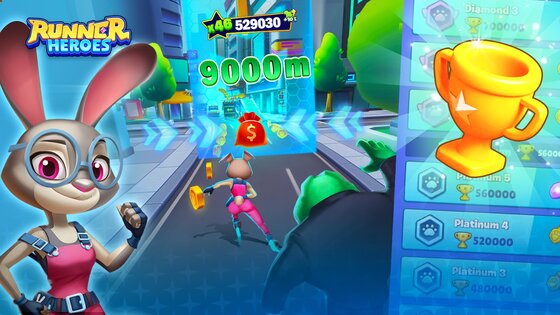Runner Heroes 1.6.6. Скриншот 8