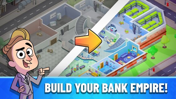 Idle Bank Tycoon 1.26.3. Скриншот 4