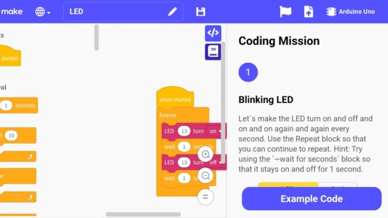 CodiPlay – симулятор Arduino 3.2.16. Скриншот 4