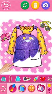 Glitter Dress Coloring 6.6. Скриншот 8