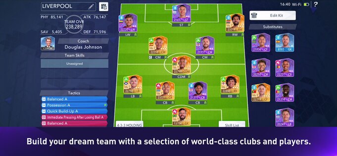 EA SPORTS Tactical Football 2.1.2. Скриншот 6