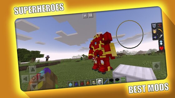 Superheroes Mod for Minecraft 2.3.44. Скриншот 9