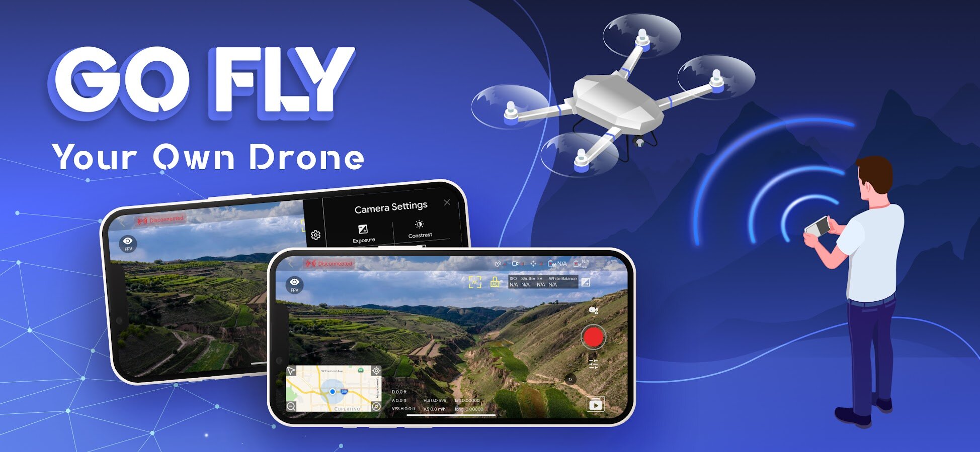 Скачать Fly Go for DJI Drone 17.0 для Android