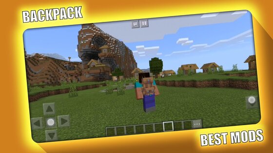 BackPack Mod for Minecraft PE 2.3.44. Скриншот 2