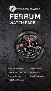 Ferrum Watch Face 1.0.9. Скриншот 2