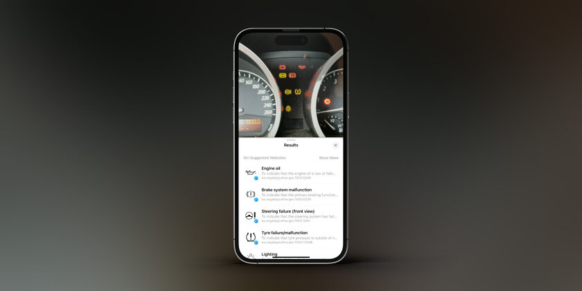 В iOS 17 появилась функция распознавания ошибок на приборной панели автомобиля