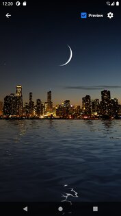 Луна над водой живые обои 1.31. Скриншот 8