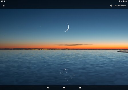 Луна над водой живые обои 1.31. Скриншот 22