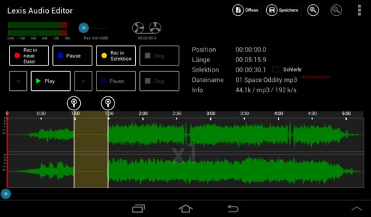 Lexis Audio Editor 1.2.175. Скриншот 5