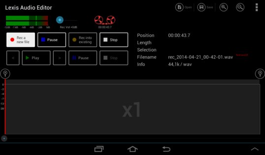 Lexis Audio Editor 1.2.175. Скриншот 6