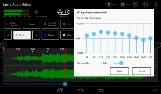 Lexis Audio Editor 1.2.175. Скриншот 8