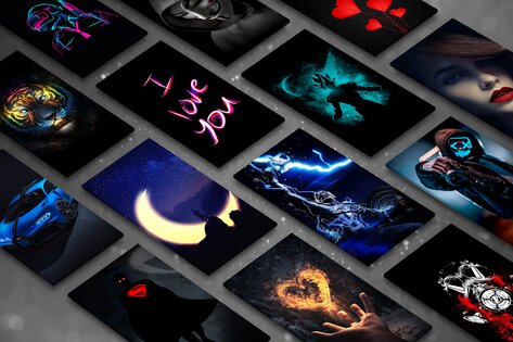 Black Wallpapers 6.1.51. Скриншот 1