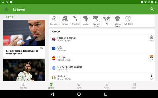 BeSoccer – Soccer Live Score 5.5.9. Скриншот 10