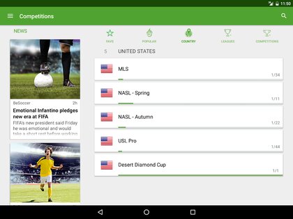 BeSoccer – Soccer Live Score 5.4.9. Скриншот 11