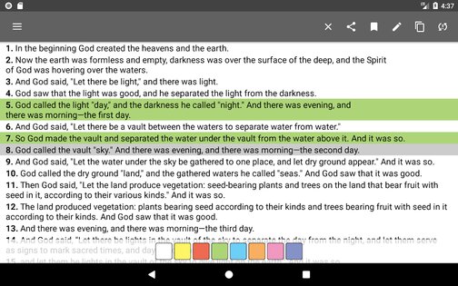 Библия оффлайн с аудио 9.9.7. Скриншот 12