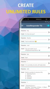 Автоответчик для Telegram 4.4.3. Скриншот 3