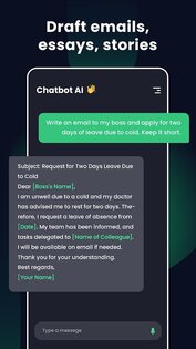 Chatbot AI 3.9.20. Скриншот 4