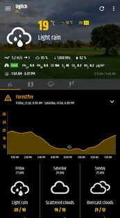 Простой виджет погоды и часов 1.0.55. Скриншот 5
