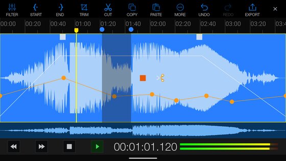 EZAudioCutMT 1.11.9. Скриншот 3