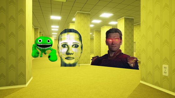 Nextbots In Backrooms: Shooter 5.4.32. Скриншот 4