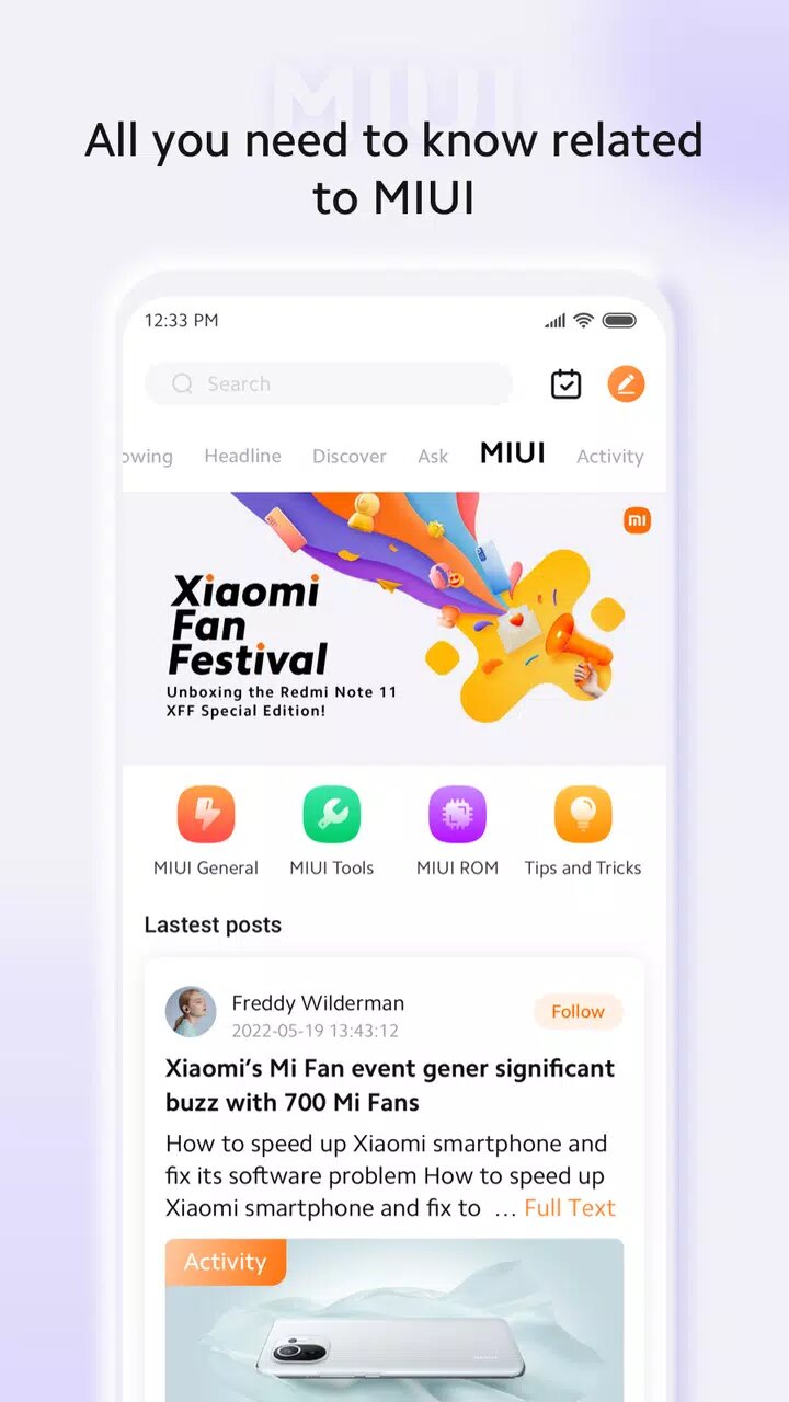 Скачать Xiaomi Community 5.3.30 для Android