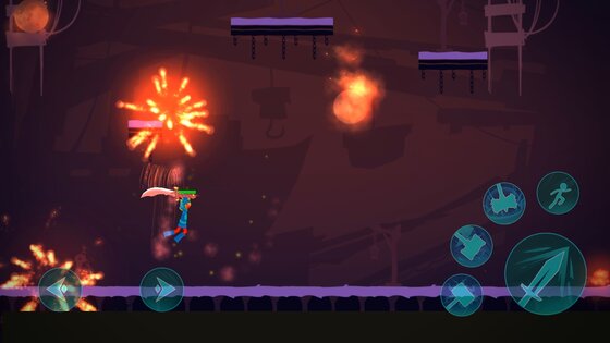 Stickmen Exile Fighter 1.58. Скриншот 21
