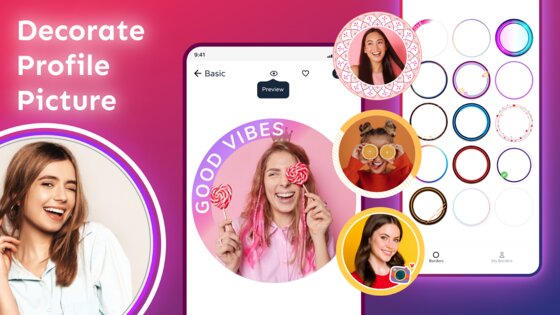 Picture Border  – рамки для изображений профиля 2.4.9. Скриншот 2