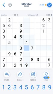 Судоку Клуб 1.9.7. Скриншот 4