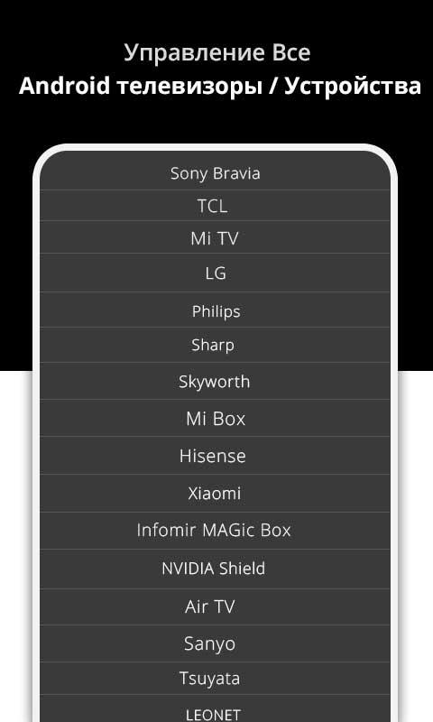 Пульт для Android TV 1.17