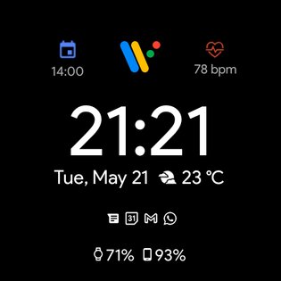 Pixel Minimal Watch Face 2.6.0. Скриншот 6