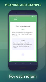 Английские идиомы 2.1.2. Скриншот 5