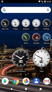 World Clock Widget 5.0.1. Скриншот 2