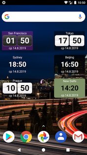 World Clock Widget 5.0.1. Скриншот 3