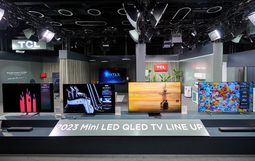 TCL представила в России инновационную технику, включая телевизоры с экранами mini-LED