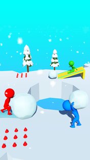 Snow Race 0.3.1. Скриншот 3