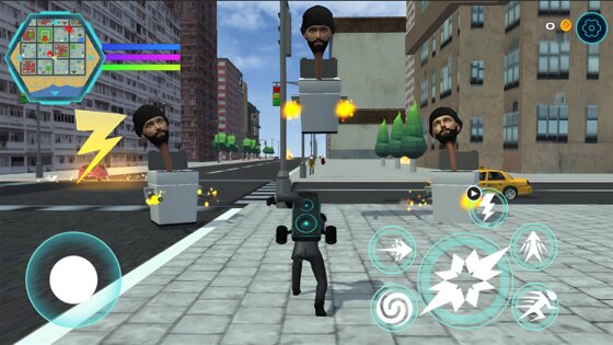 Hero vs Gangstaz: Grand City 1.0.30. Скриншот 4