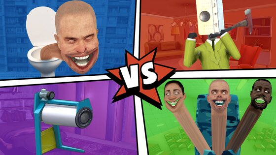Skibidi Toilet Road Fight 1.18. Скриншот 9