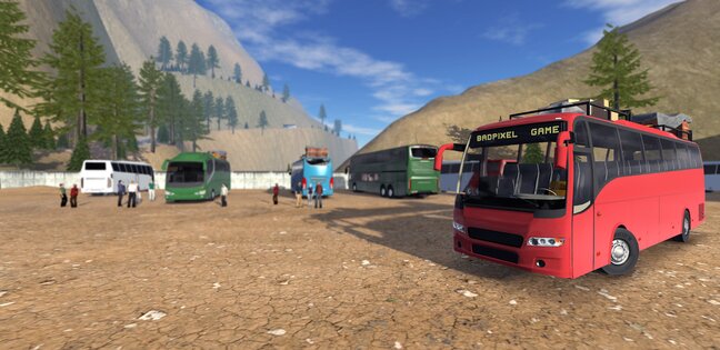 Bus Simulator Extreme Roads 1.3. Скриншот 1
