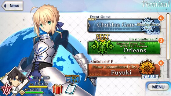 Fate/Grand Order 2.102.1. Скриншот 7