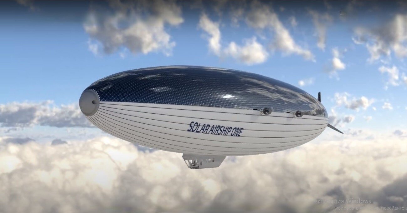 Дирижабль Solar Airship One с солнечными батареями обогнёт земной шар за 20  дней: первый полёт состоится