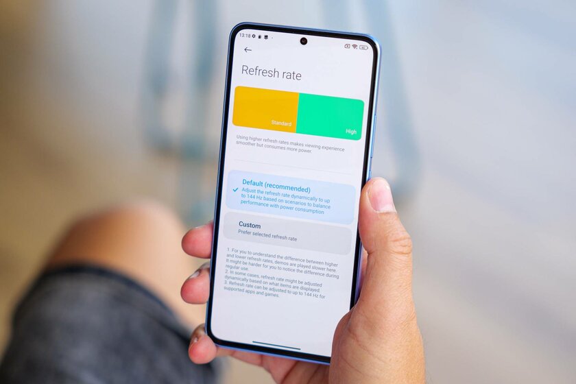 Новая функция MIUI принудительно включает 120 Гц в любом приложении