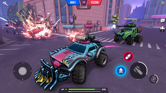 Battle Cars 1.01.18. Скриншот 3