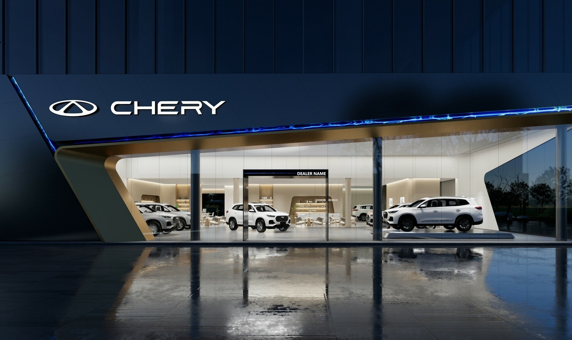 Chery представляет в России бренд электрических и гибридных автомобилей Chery Nev