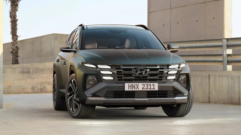 Hyundai представила Tucson 2025 года: с совершенно новым салоном, брутальным кузовом и экономичным мотором