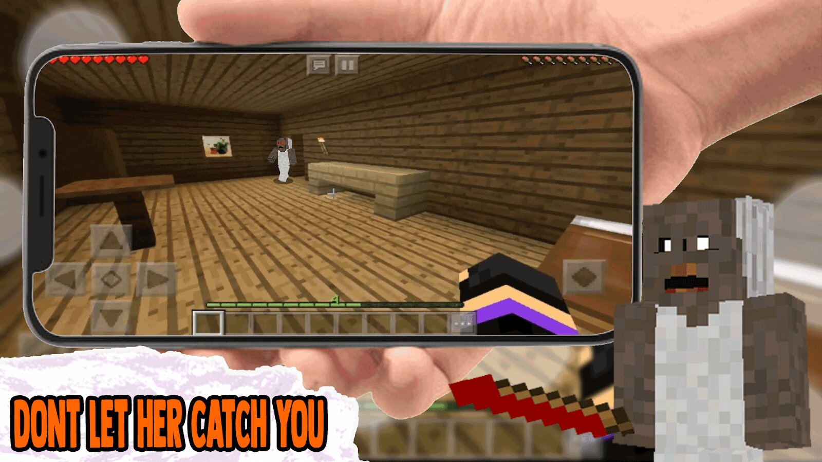 Скачать MCPE granny mod 1.1 для Android