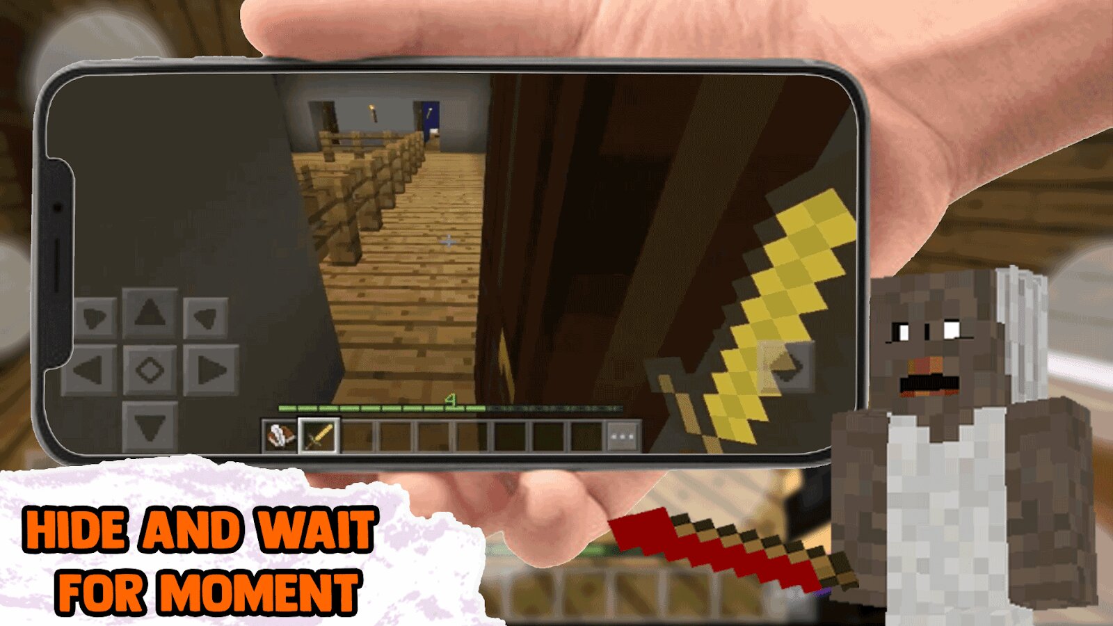 Скачать MCPE granny mod 1.1 для Android