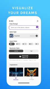 Dreamer – AI Art Generator 2.2.3. Скриншот 4