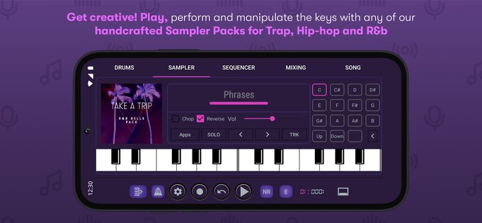 NextSoundZ – музыкальная студия 1.4.1. Скриншот 1